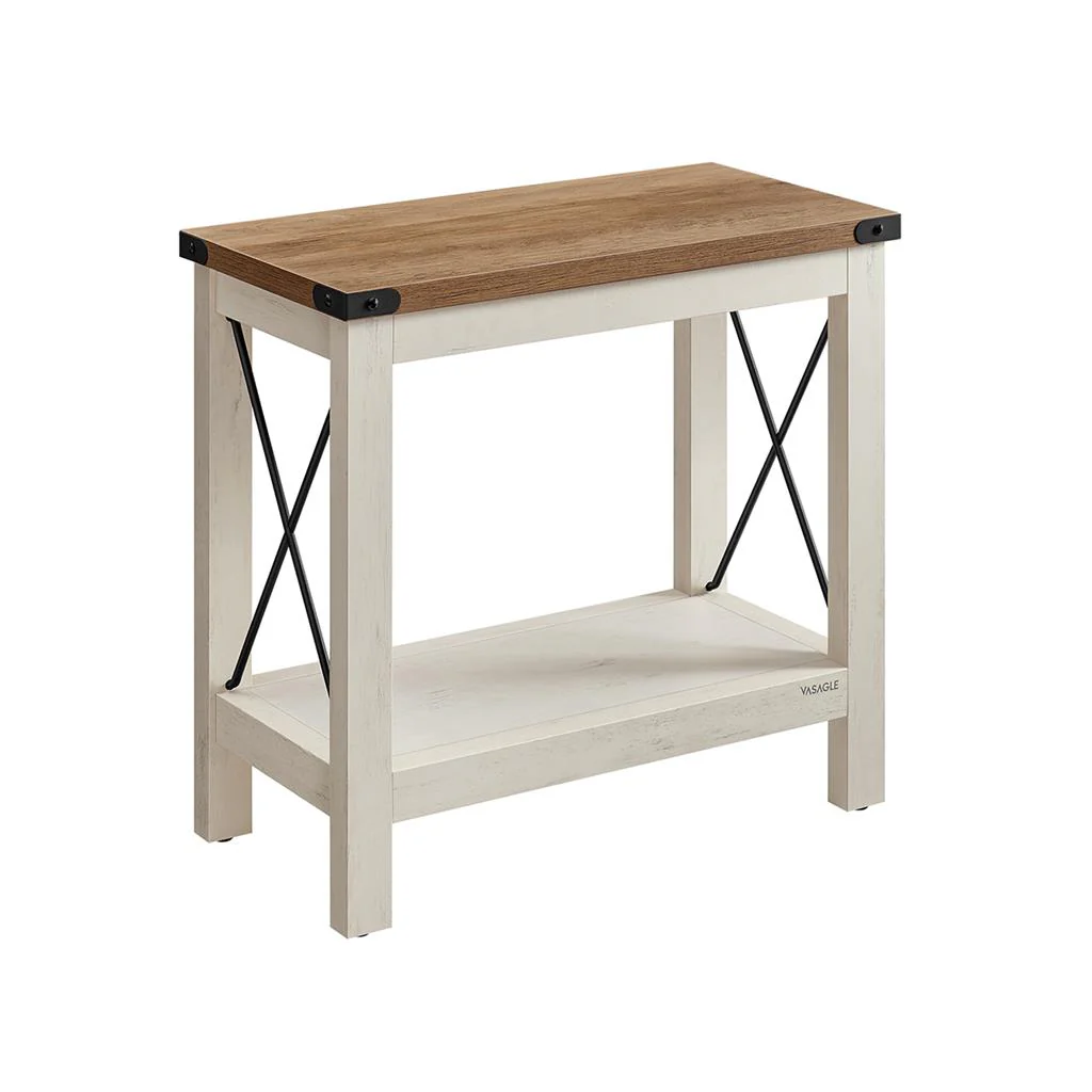 VASAGLE Side Table with Bottom Shelf - Image 2
