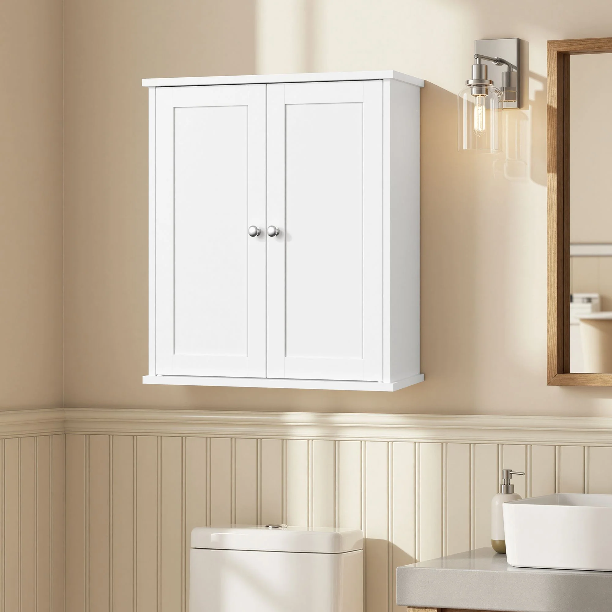 VASAGLE Siren Collection - Bathroom Wall Cabinet