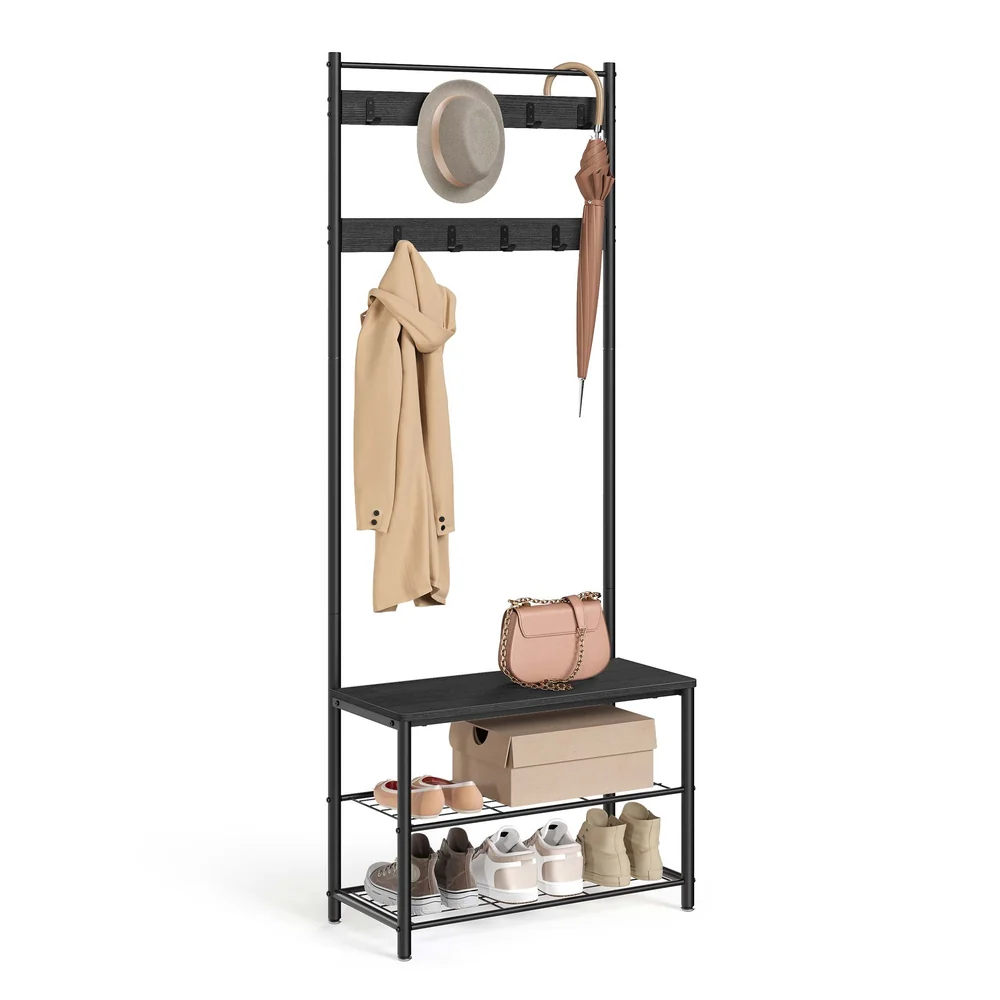 Coat Rack with Shoe Bench - Image 3
